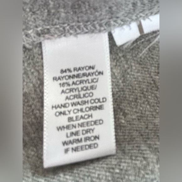 Lou & Grey Size Small Dress Tie at Front Great Condition Gray - Picture 9 of 9